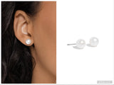 Breathtaking Birthstone - White Post Earring