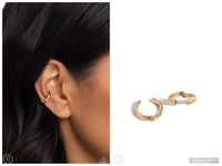 Linear Legacy - Gold Cuff Earring
