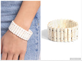 Southern Standing - White Bracelet