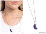 Lunar Lesson - Purple Necklace
