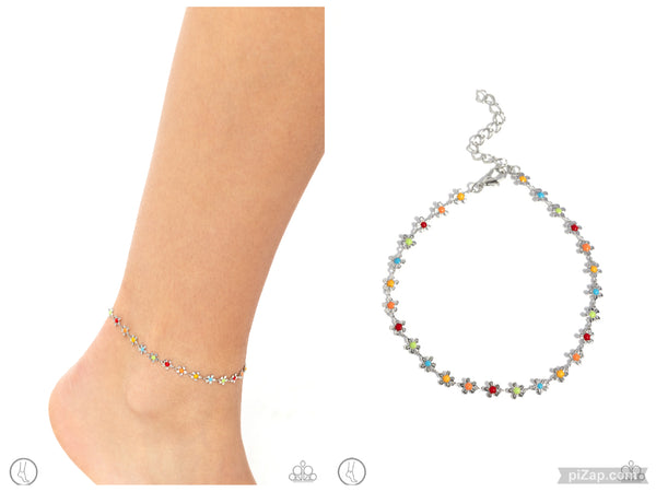 Familiar Florals - Multi Anklet