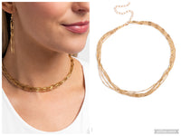 Monochromatic Marvel - Gold Choker