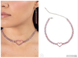 Rows of Romance - Pink Choker