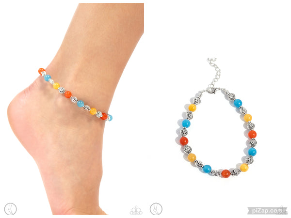 Beachy Bouquet - Multi Anklet