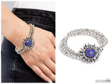 Sunflower Serenity - Purple Bracelet
