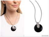Cutting Charm - Black Necklace