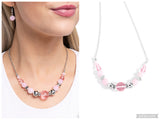 Disco Date - Pink Necklace
