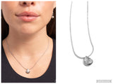Seashell Simplicity - Silver Necklace
