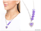HEART Of The Movement - Purple Necklace