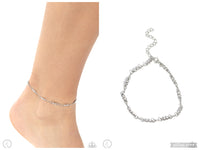 Simple Sass - White Anklet
