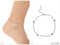 Highlighting My Heart - Silver Anklet