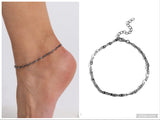 Linked Legacy - Black Anklet