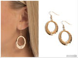 Center Stage Classic - Gold Earring