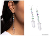 Quartz Qualification - Green Earring