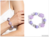 Sweetly Shattered - Purple Bracelet
