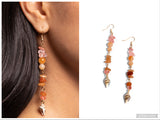 Game of STONES - Orange Earring