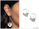 Casually Crushing - Silver Hoop Earring