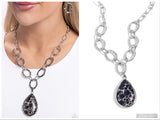 Tangible Tranquility - Black Necklace
