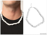 On A SHELL-ular Level - White Necklace