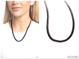 Spray Paint Sass - Black Necklace