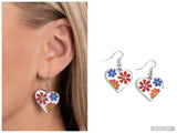 Generously Groovy - White Earring