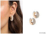 Combustible Confidence - Gold Hinge Hoop Earring