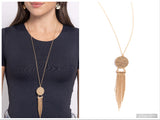 Tassel Tenure - Gold Necklace