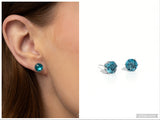 Breathtaking Birthstone - Blue Post Earring