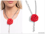 ROSE and Cons - Red Necklace