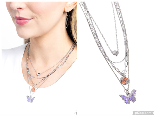 Whimsical Wardrobe - Purple Necklace