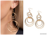 Disorienting Demure - Gold Earring