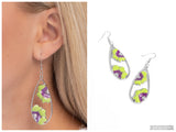 Airily Abloom - Green Earring