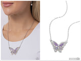 Weekend WINGS - Purple Necklace