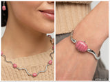 Striped Sensation - Pink Bracelet