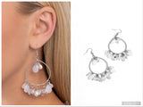 Elite Expression - White Earring