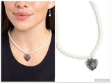Filigree Infatuation - White Necklace