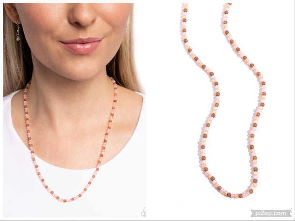 Beaded Belonging - Pink Necklace