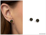 Breathtaking Birthstone - Green Post Earring