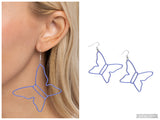 Soaring Silhouettes - Blue Earring