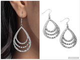 Sojourn Shimmer - White Earring
