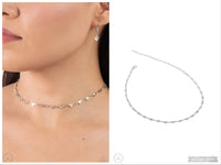 Cupid Catwalk - Silver Choker