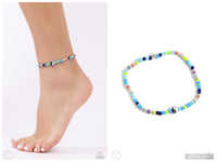 Seize the Shapes - Blue Anklet