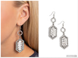 Combustible Craving - White Earring