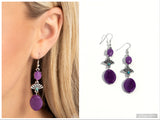Creative Cascade - Purple Earring