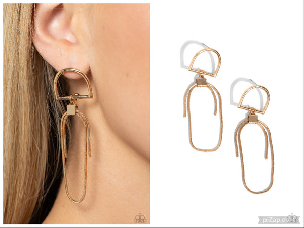 Minimalistic Maven - Gold Post Earring