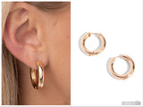The New Classic - Gold Hinge Hoop Earring