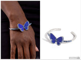 Particularly Painted - Blue Bracelet