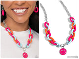 Speed SMILE - Pink Necklace