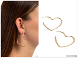 Summer Sweethearts - Gold Hoop Earring