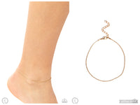 High-Tech Texture - Gold Anklet